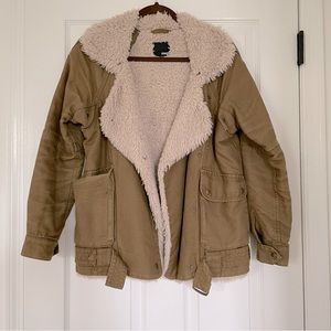 Aritzia, Wilfred Free, Sherpa Lined Jacket